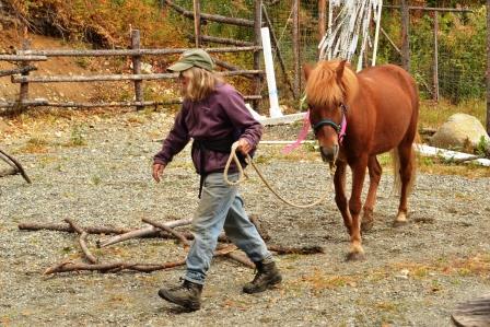 Alys leading Tyra in the Playground